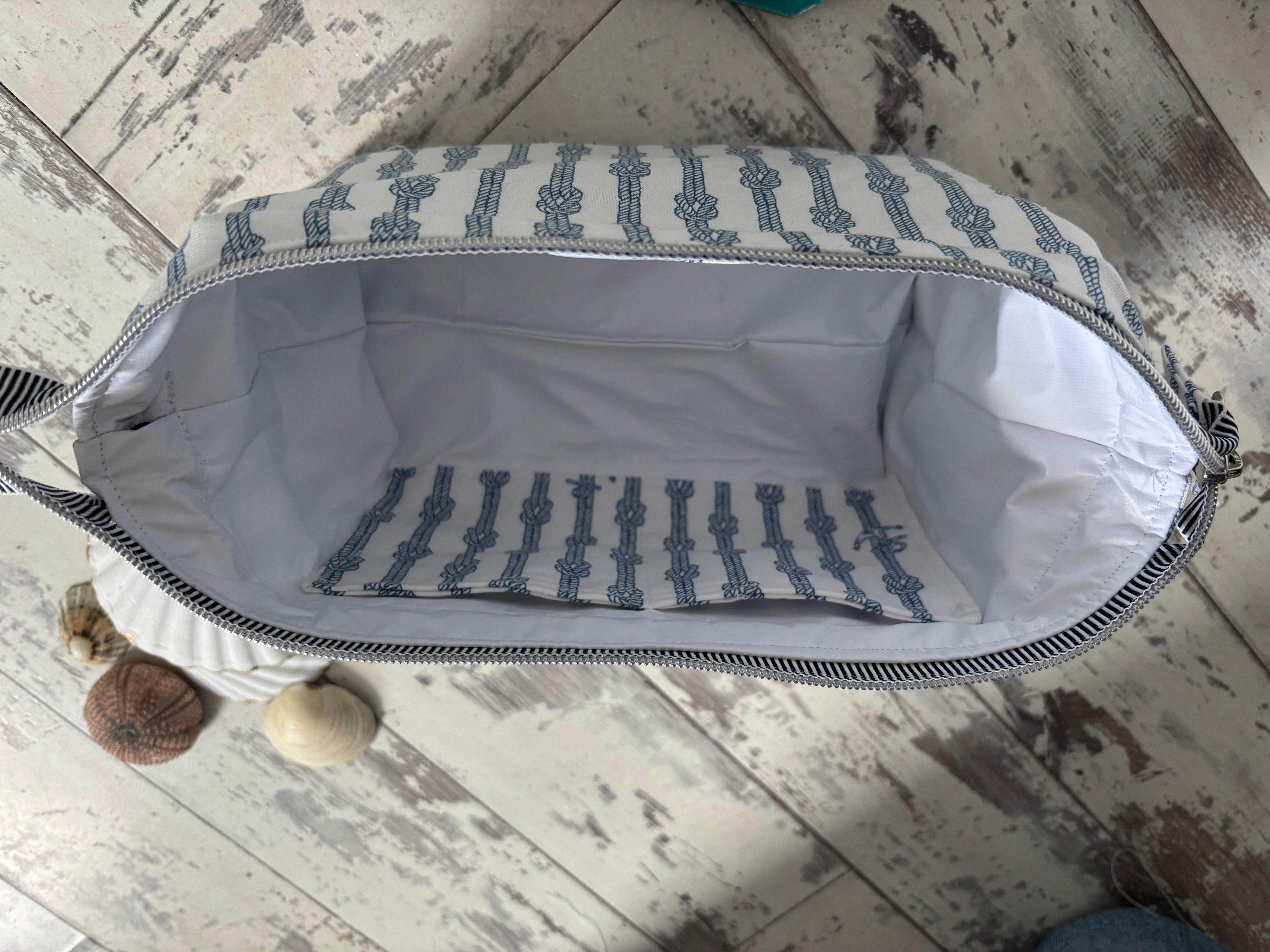 Nautical Knot Anchor Wash Bag