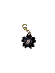 Cherry Blossom Zipper Charm – Sakura Stitch Marker & Bag Charm