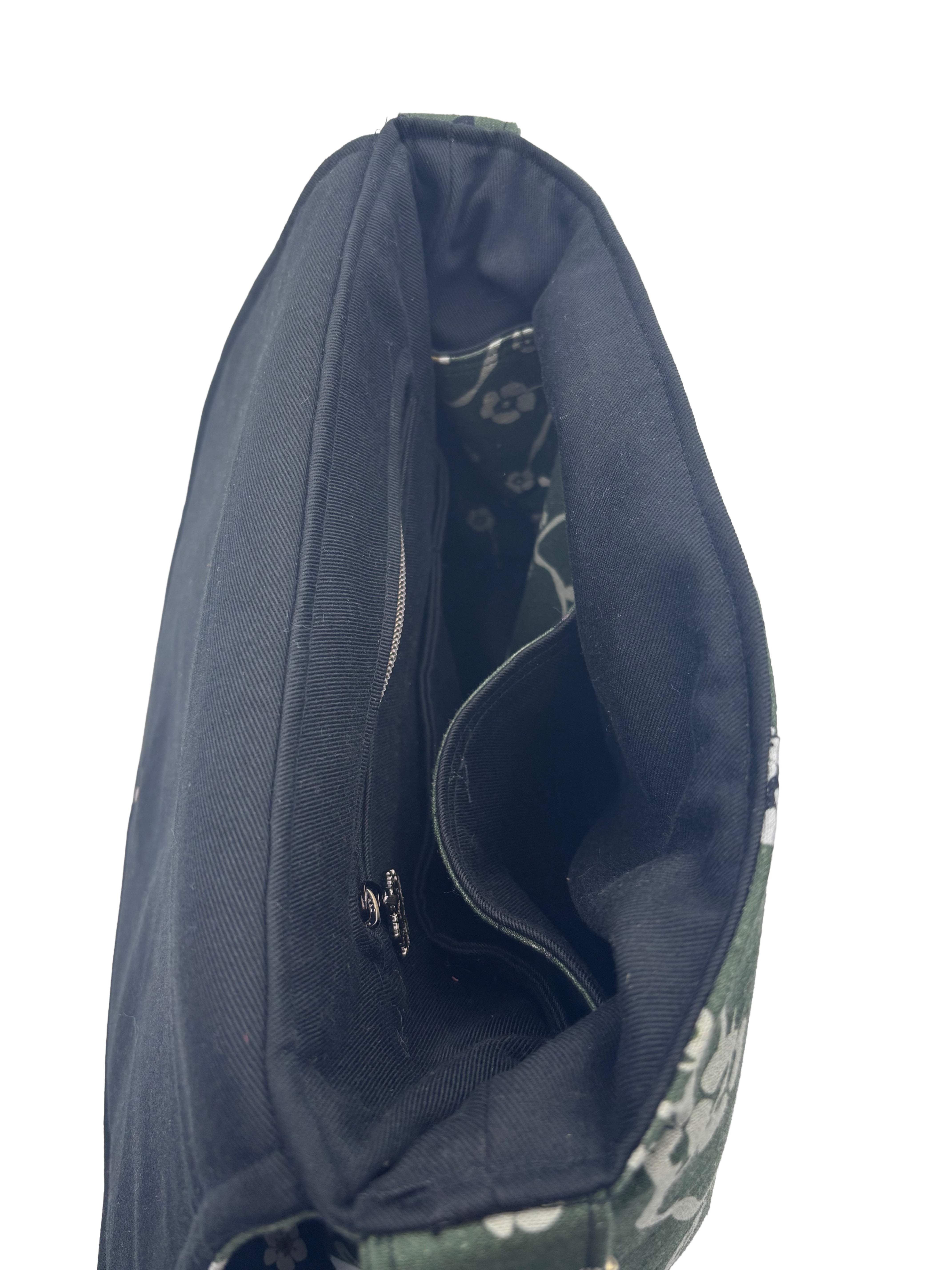 Cherry Blossom Linen Crossbody Bag – Eastern Escape Collection