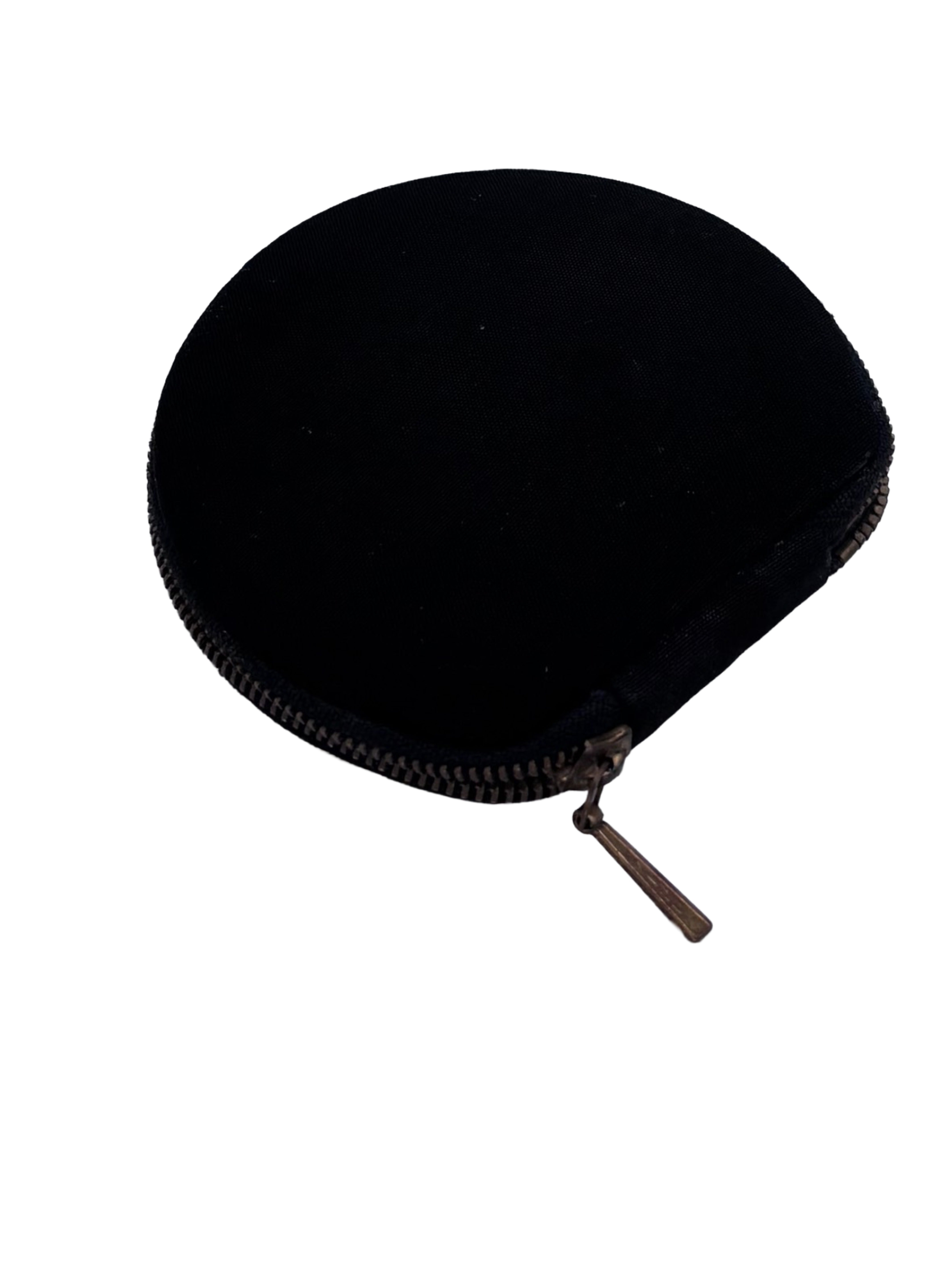 Vintage 1950s Embroidered Powder Compact – Floral Needlepoint Vanity Case