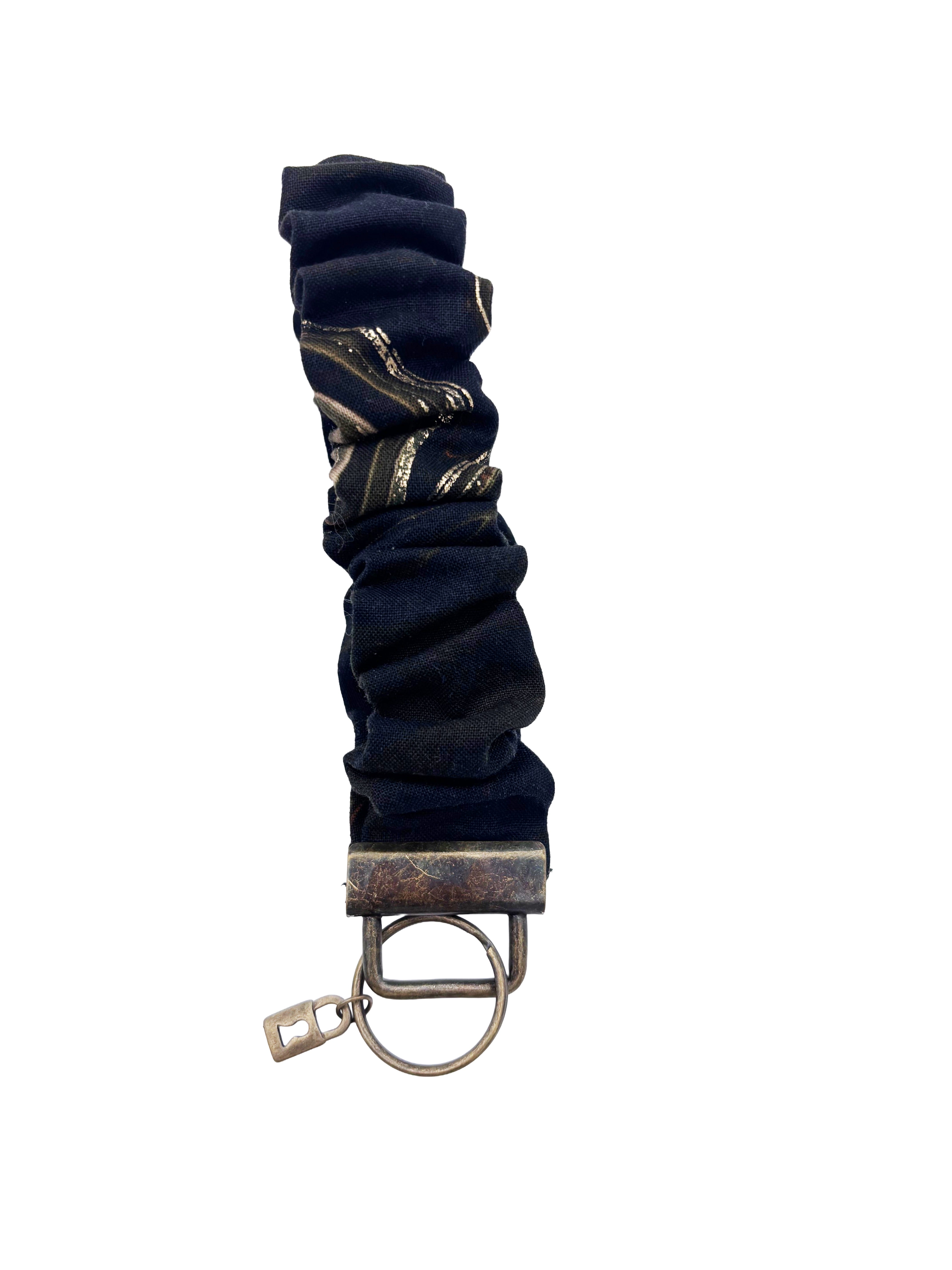 Handmade Fabric Keyring Wristlet – Regular or Scrunchie Style | Stylish Key Holder Strap