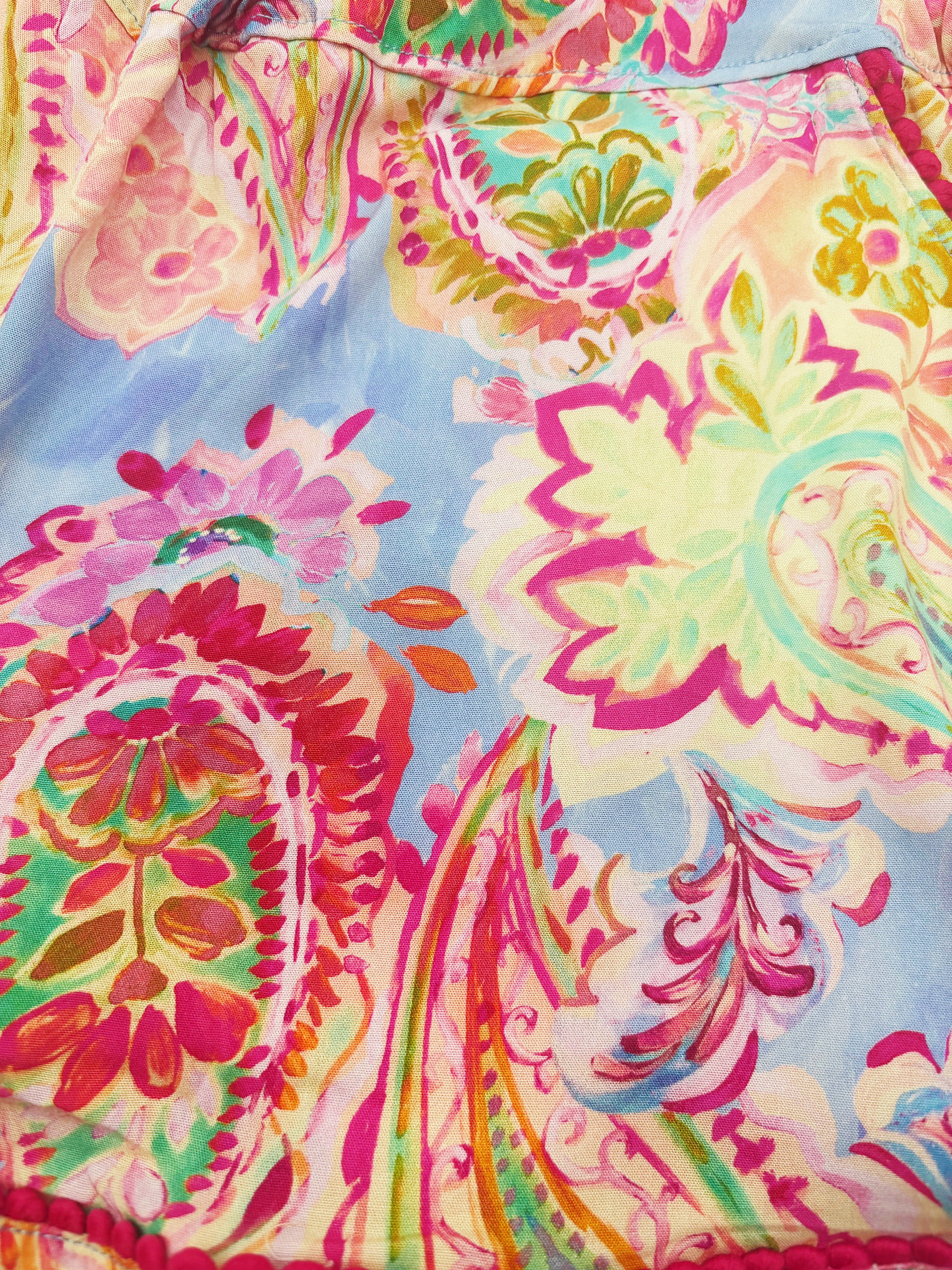 Paisley pastel Summer Pyjama Shorts