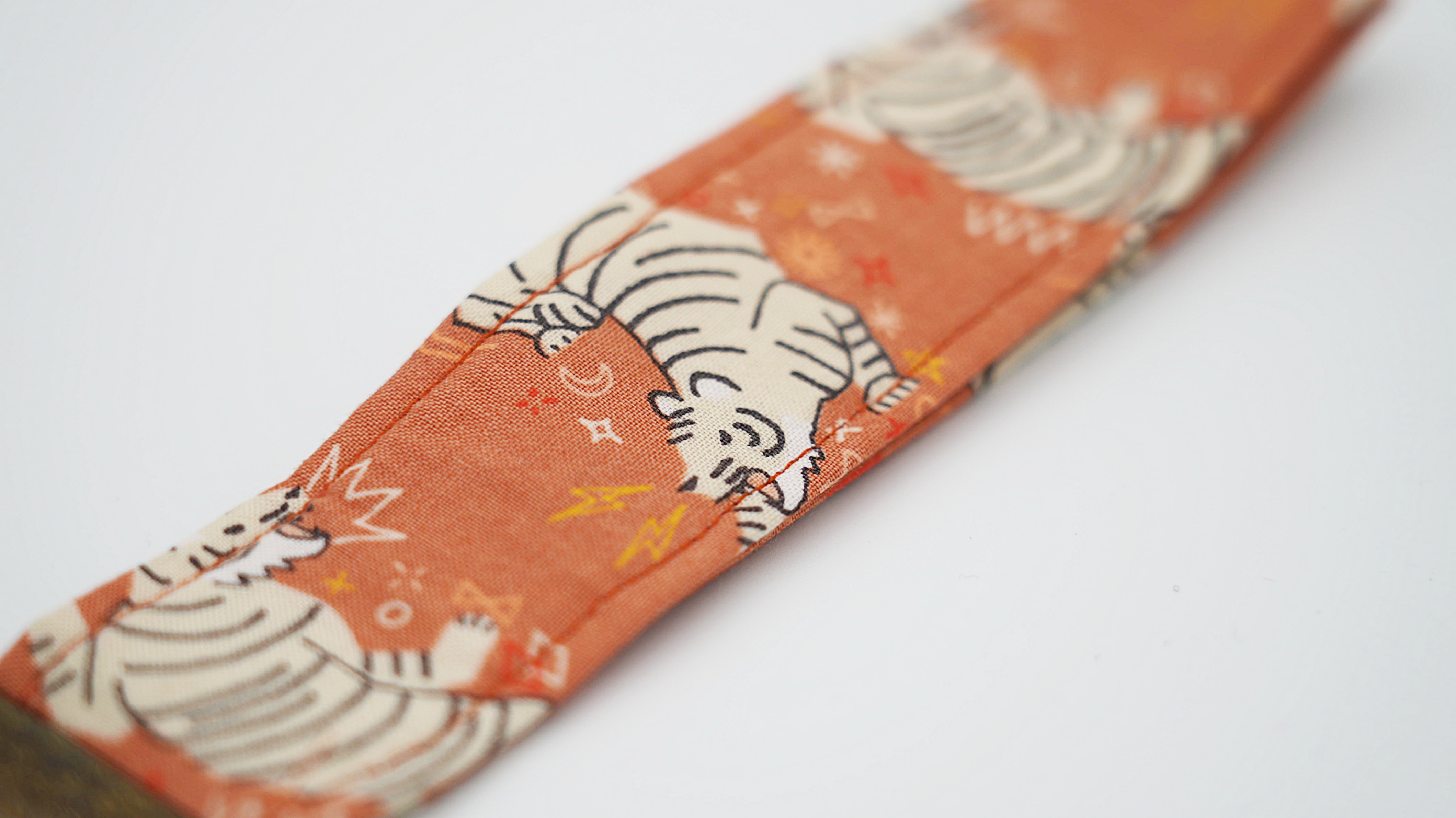 🐯 Cotton Tiger Keyring wristlet