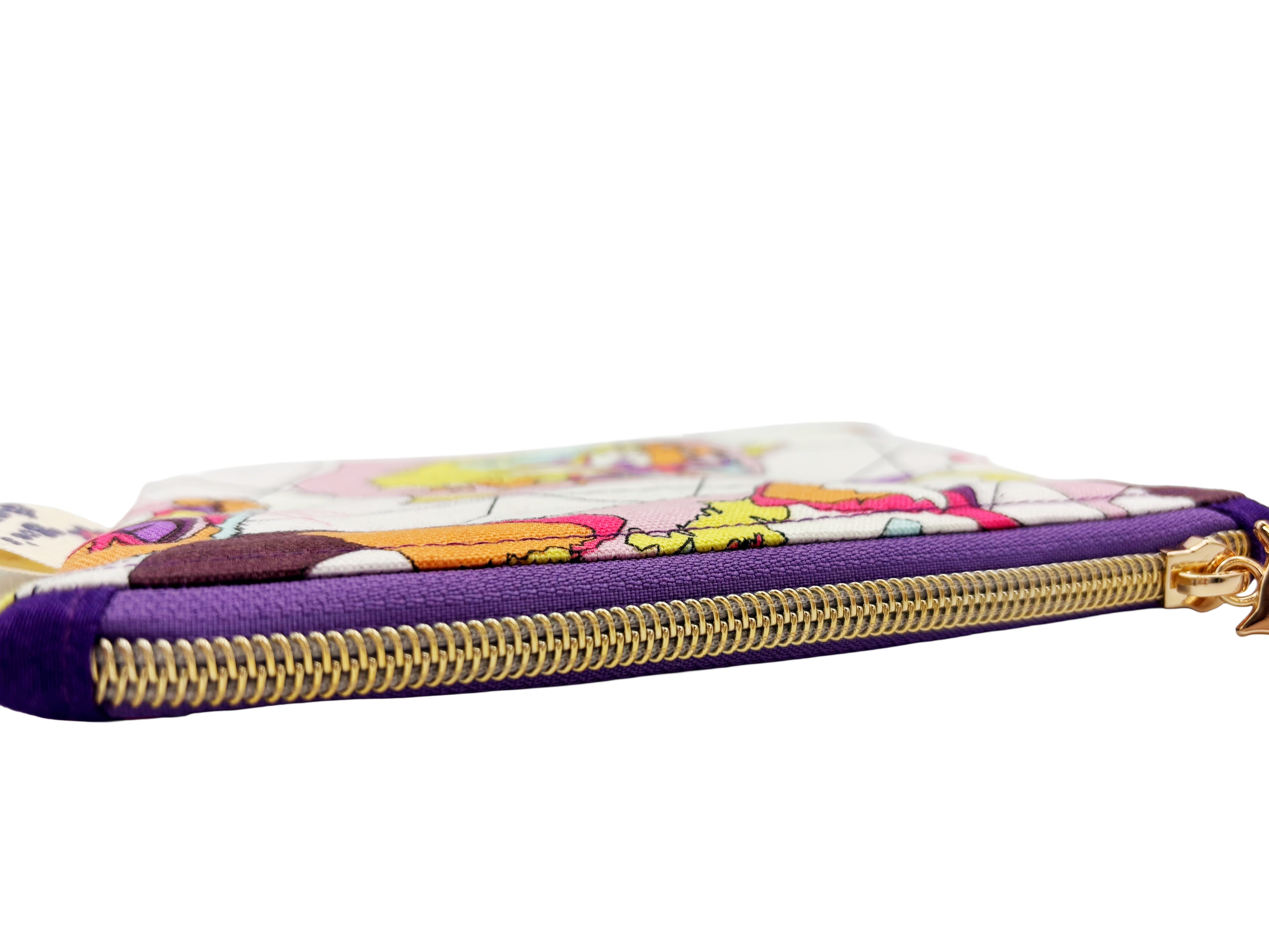 Pop Art Cat Zip Pouch – Small Handmade Pouch