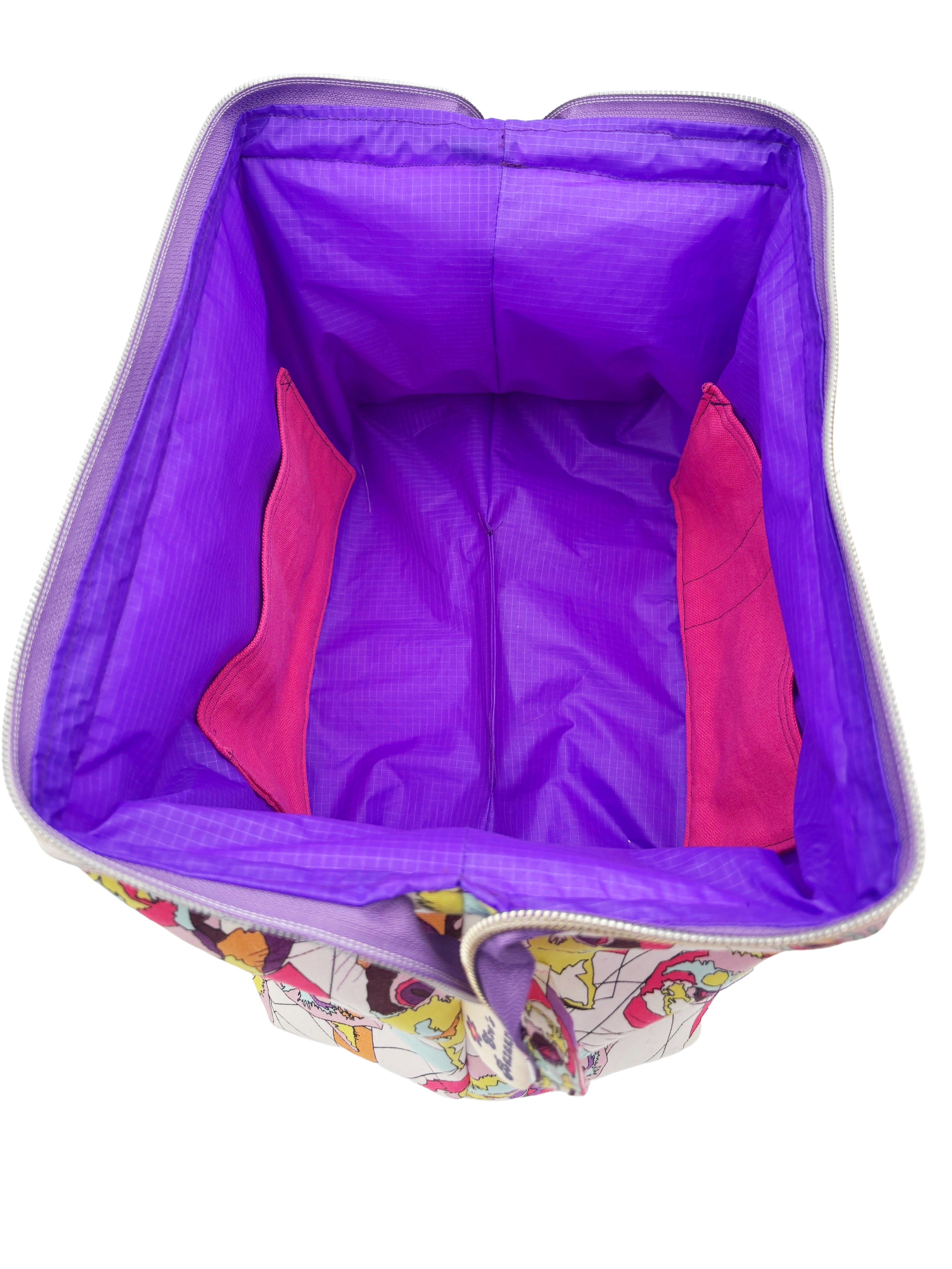 Cats Not Twats – Large Pop Art Cat Wash Bag