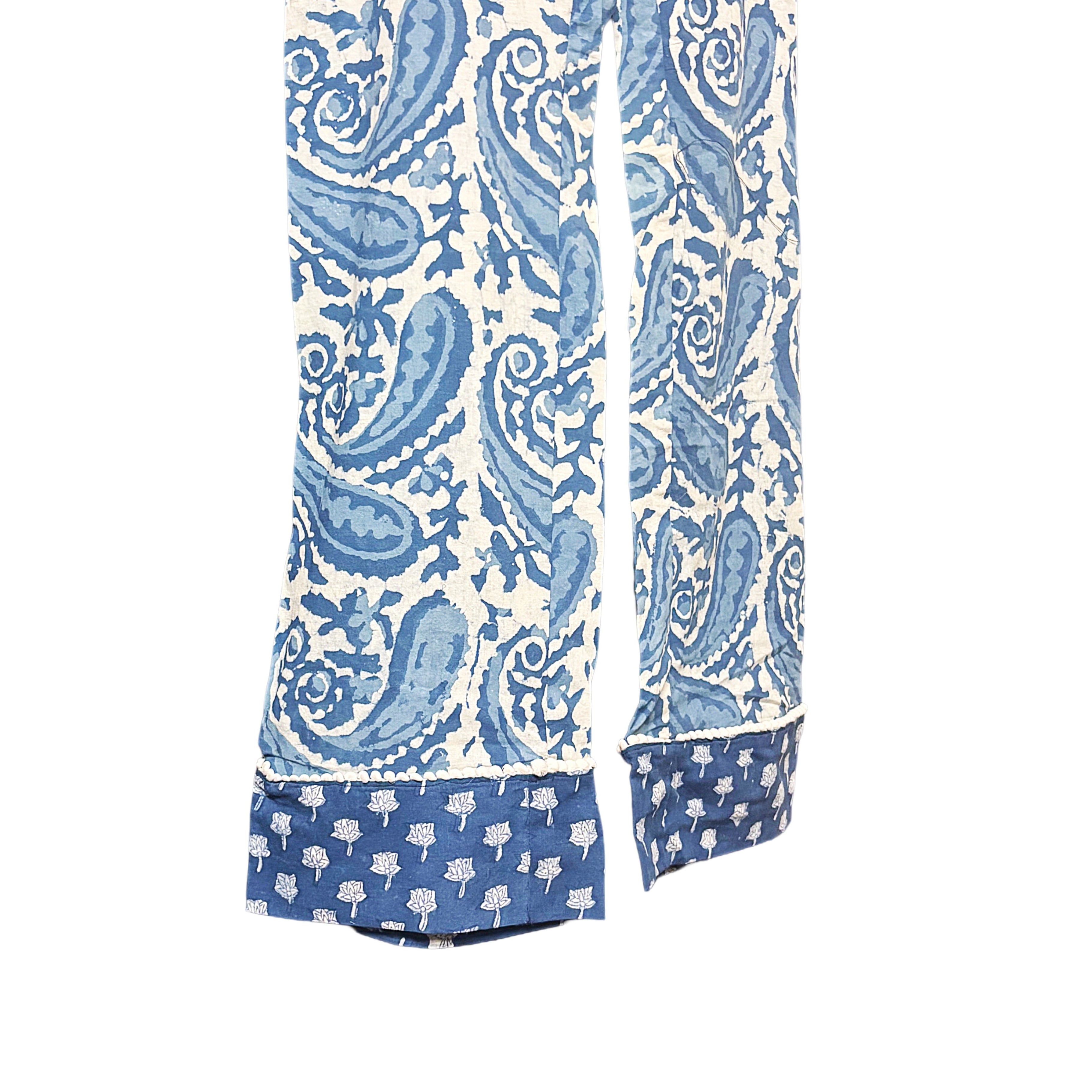 Indigo Indian Pyjama trousers Tall Medium UK10