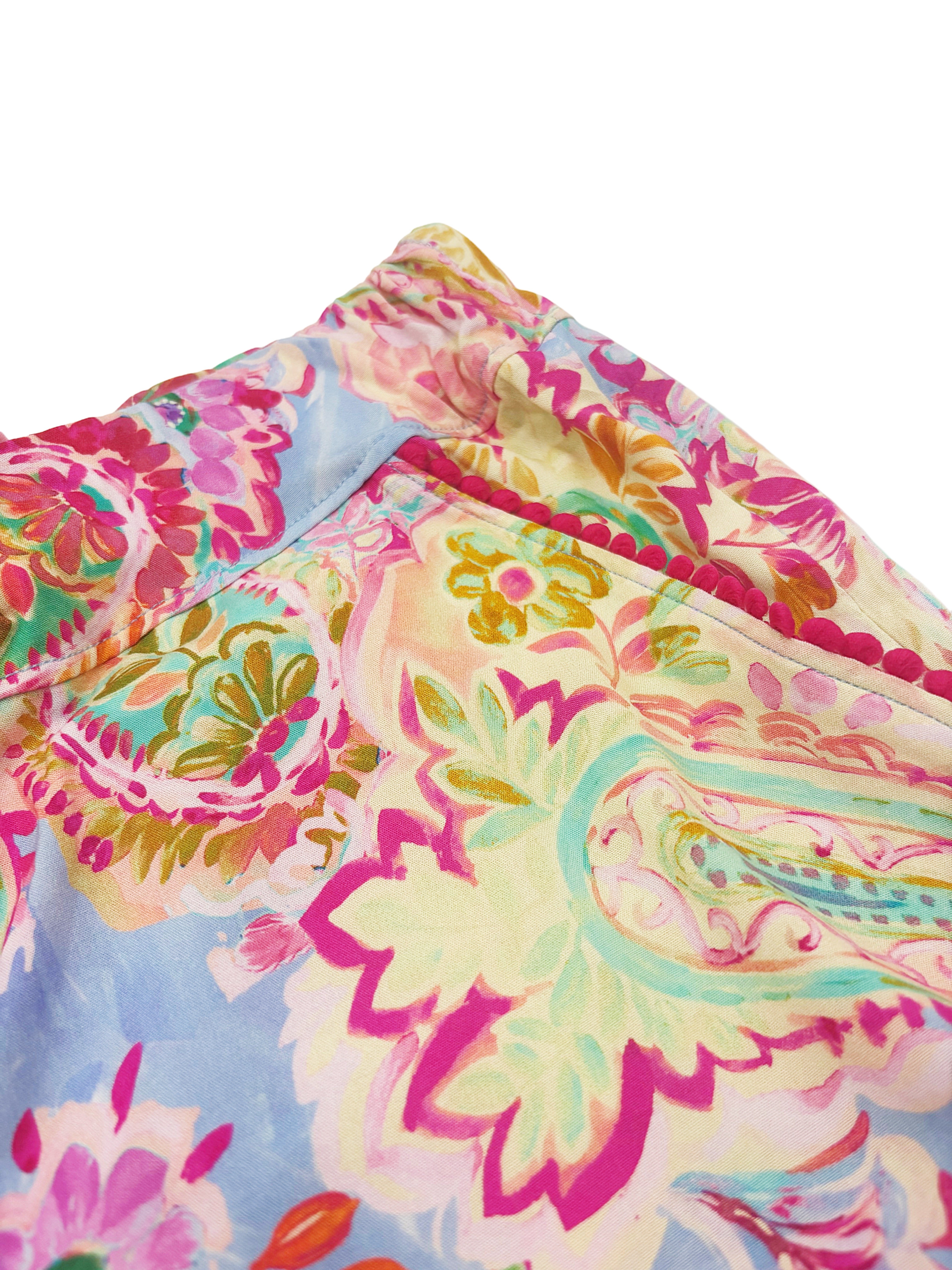 Paisley pastel Summer Pyjama Shorts